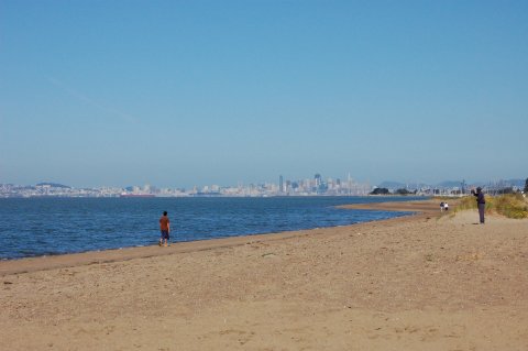 Alameda Blick auf San Francisco