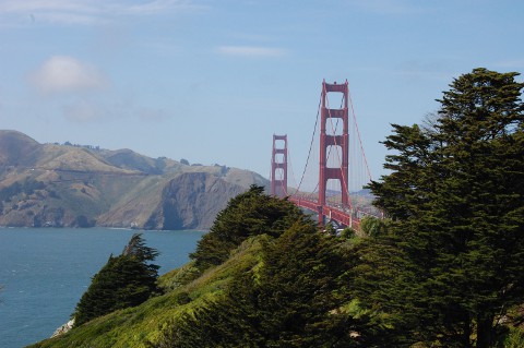 Presidio, Golden Gate Bridge, Marin County