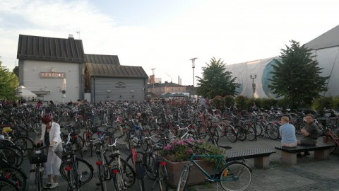 Fahrräder am Marktplatz