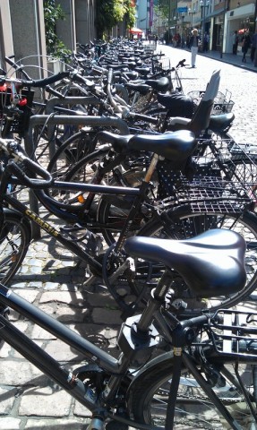 Typisch: Viele Fahrräder
