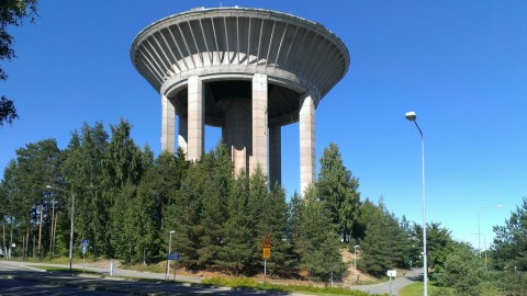 UFO (okay, ein Wasserturm)