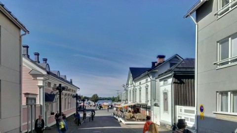 Oulu - Blick zum Marktplatz und Hafen