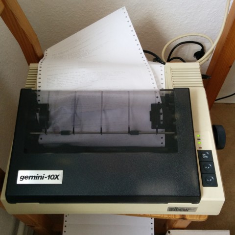 Drucker mit Papierproblem