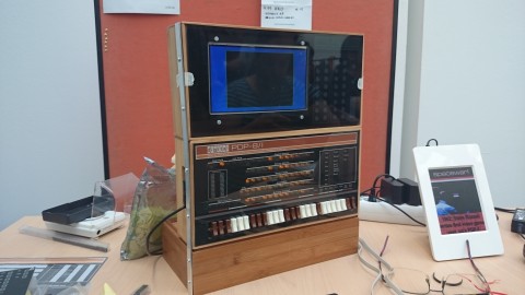 PDP-8 Replika mit Space War