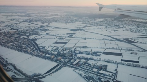 Landschaft im Schnee