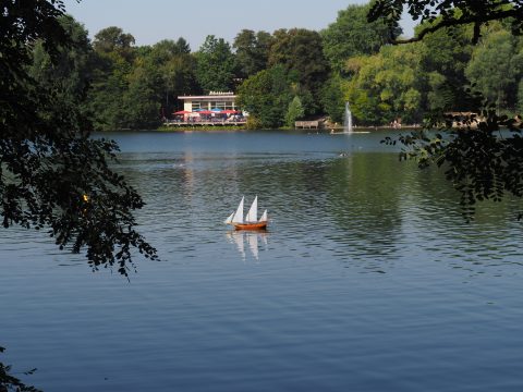 Modellboot auf dem Weissensee