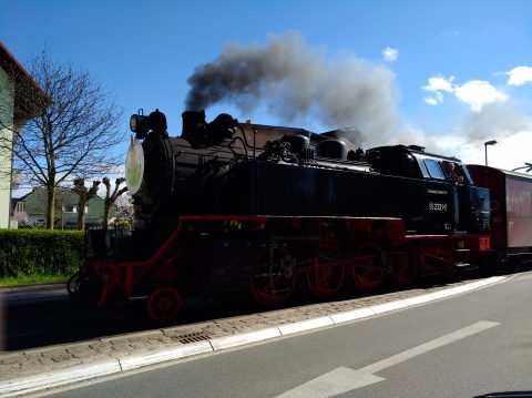 Molli fährt durch Kühlungsborn