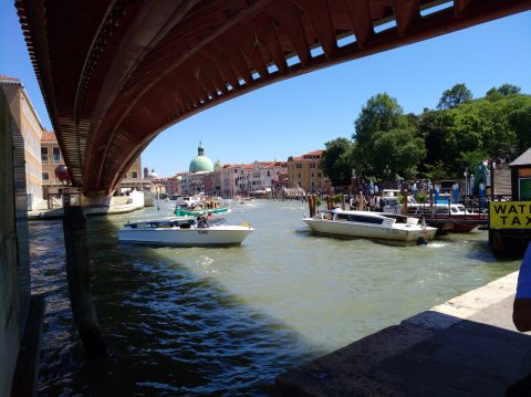 Erster Eindruck: Blick vom Piazzale Roma auf den Canal Grande