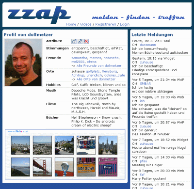 zzap Web Profil